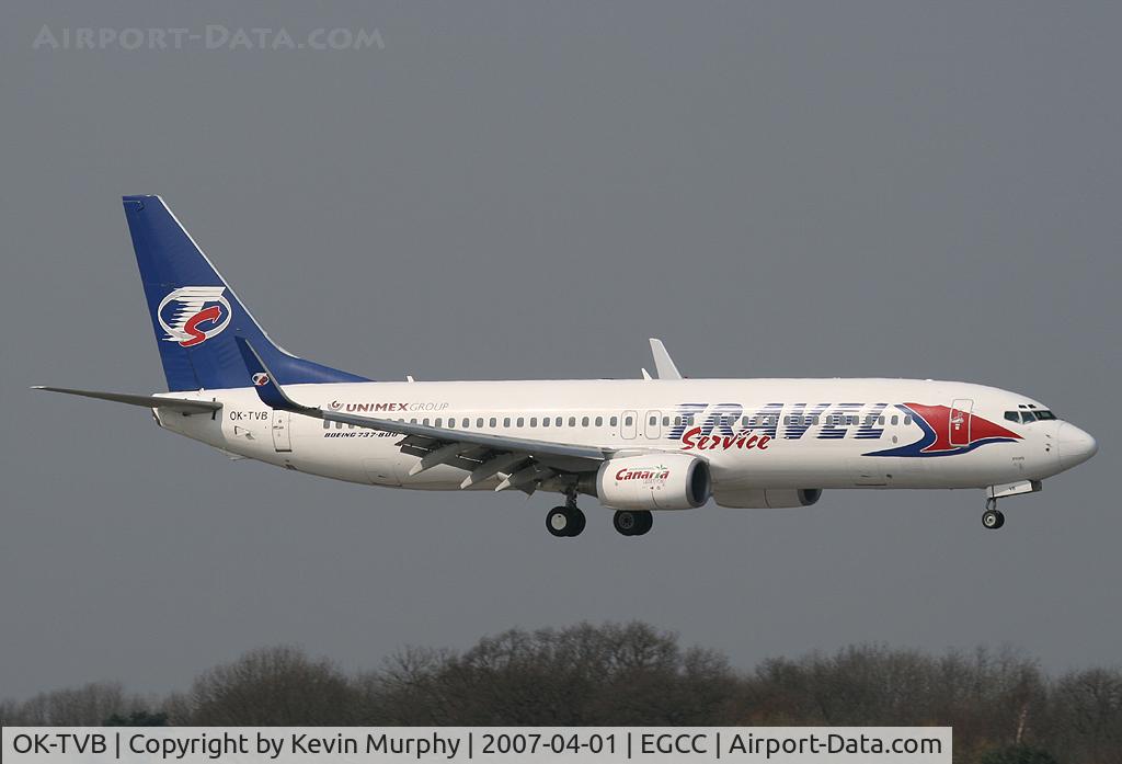OK-TVB, 2001 Boeing 737-8CX C/N 32362, Travel Service 737