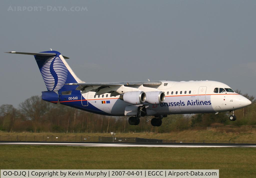 OO-DJQ, 1996 British Aerospace Avro 146-RJ85 C/N E.2289, Brussels 146