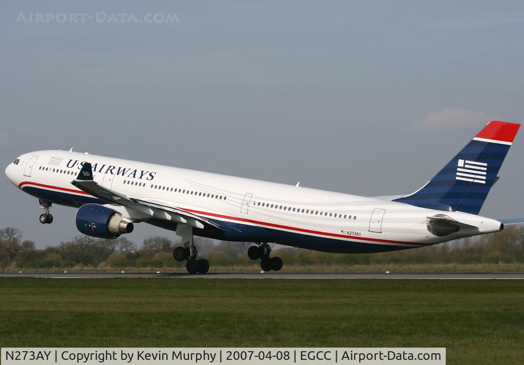 N273AY, 2000 Airbus A330-323 C/N 337, US Air A330