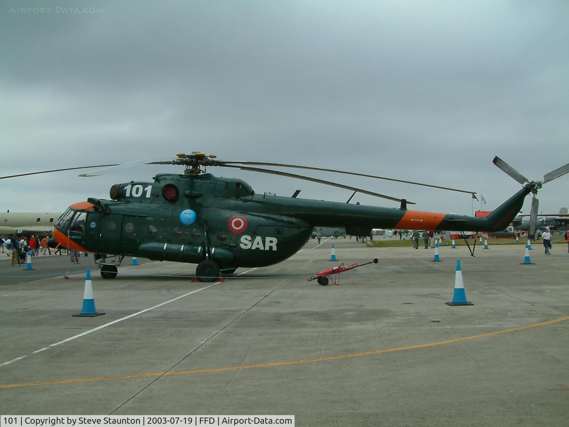 101, Mil Mi-8MTV-1 C/N 95578, Royal International Air Tattoo 2003