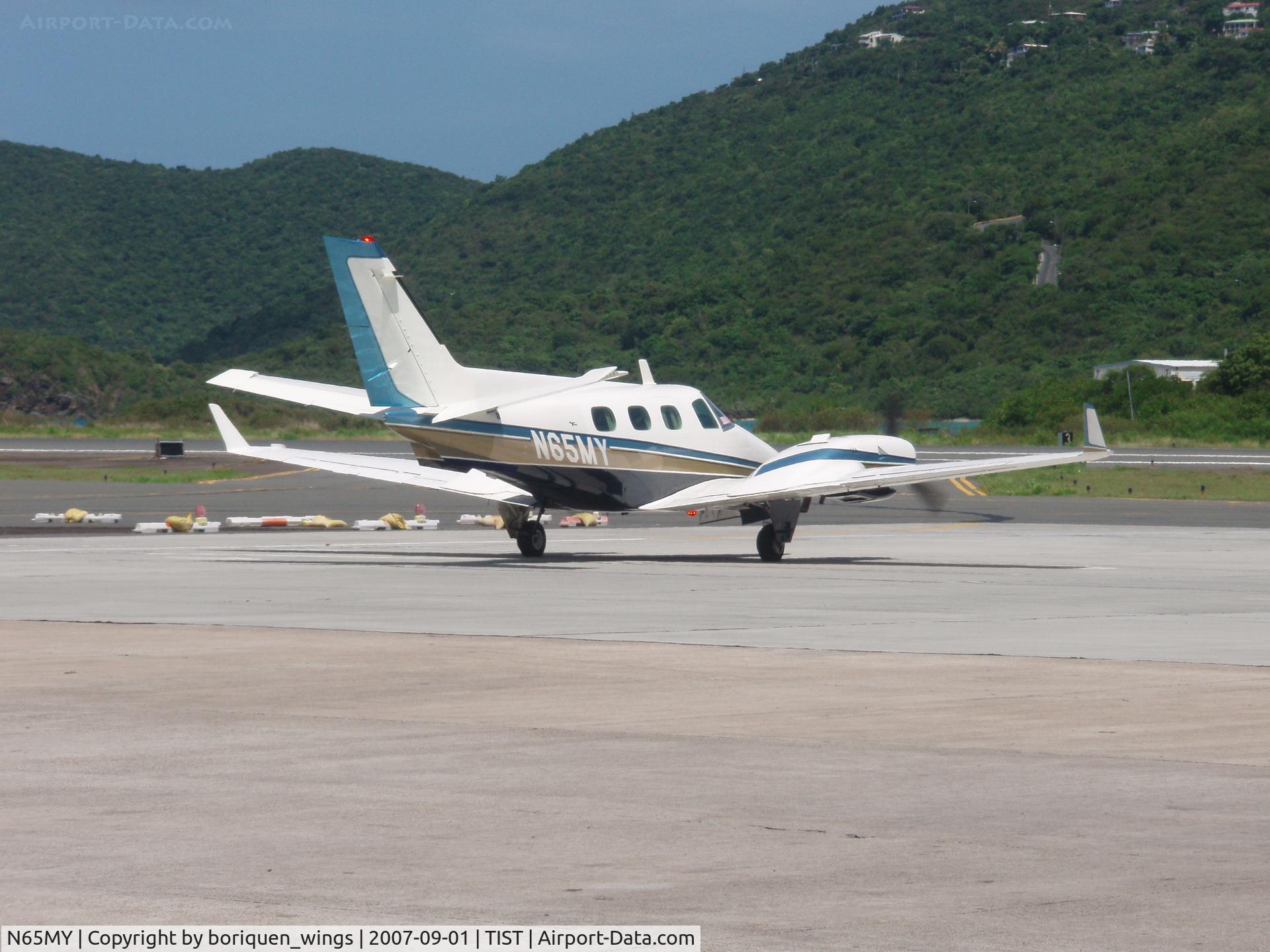 N65MY, 1974 Beech B-60 Duke C/N P-314, In St. Thomas USVI