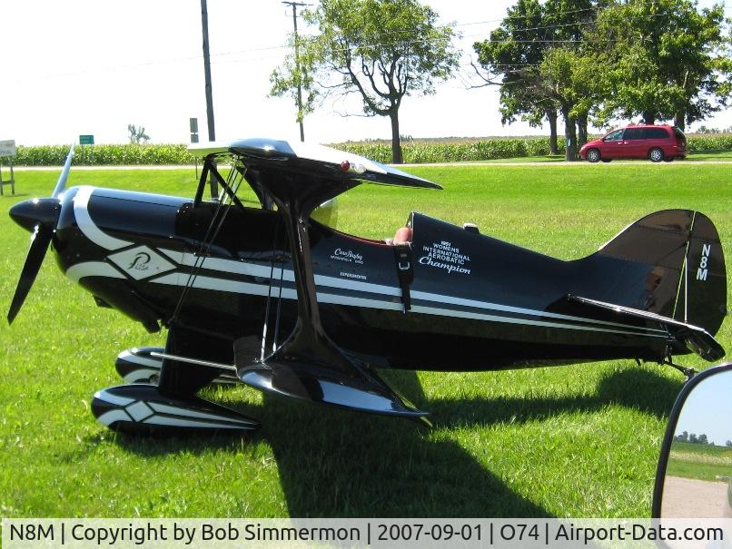 N8M, 1999 Pitts S-1D Special C/N 232H, Seen at Mount Victory, OH; Ted Teach's Pitts replicated after Caro Bayley's original craft, authentic right down to the N-number.