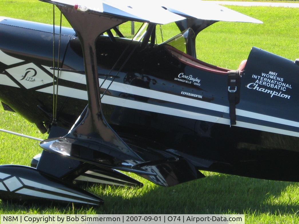 N8M, 1999 Pitts S-1D Special C/N 232H, Seen at Mount Victory, OH; Ted Teach's Pitts replicated after Caro Bayley's original craft, authentic right down to the N-number.