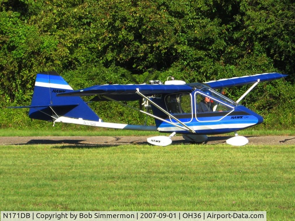 N171DB, 2004 CGS Aviation Hawk Arrow II C/N H-A-II-172-F-30-TR1, Breakfast fly-in at Zanesville, OH (Riverside)