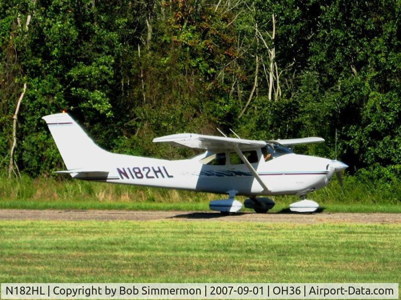 N182HL, 1973 Cessna 182P Skylane C/N 18261843, Breakfast fly-in at Zanesville, OH (Riverside)