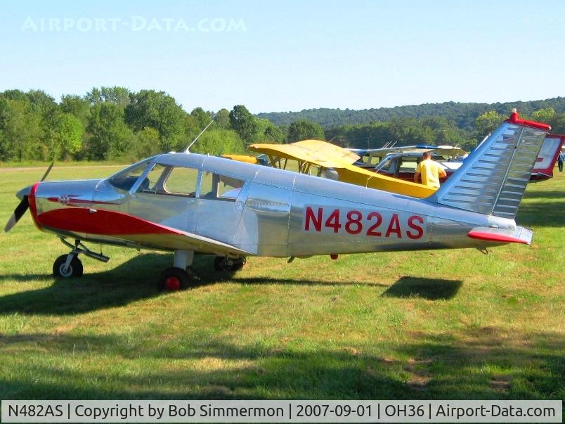 N482AS, 1968 Piper PA-28-140 C/N 28-25252, Breakfast fly-in at Zanesville, OH (Riverside)