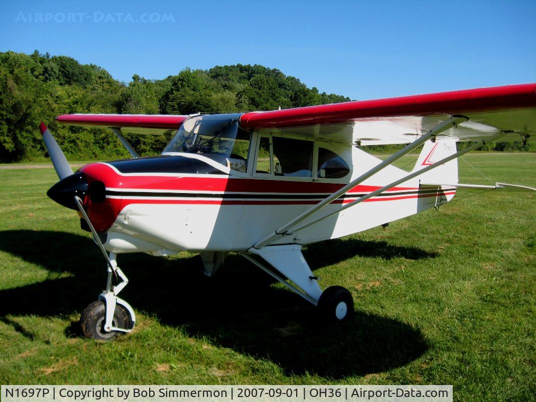 N1697P, 1954 Piper PA-22 C/N 22-2483, Breakfast fly-in at Zanesville, OH (Riverside)