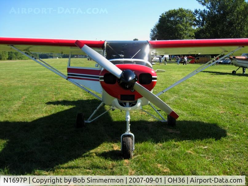 N1697P, 1954 Piper PA-22 C/N 22-2483, Breakfast fly-in at Zanesville, OH (Riverside)