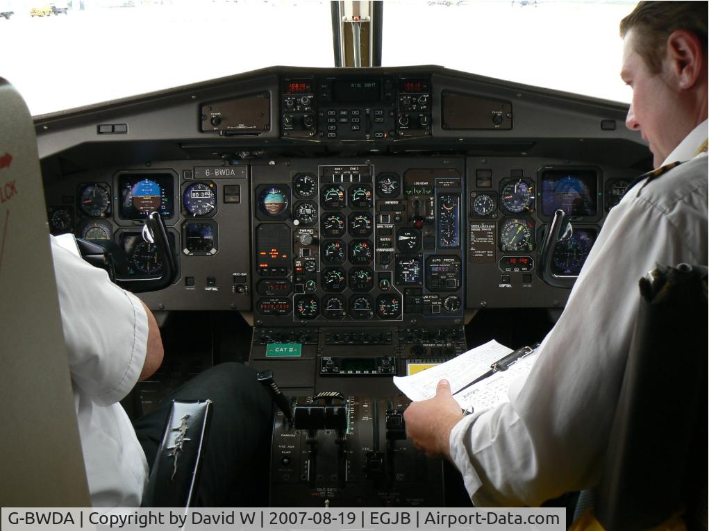 G-BWDA, 1995 ATR 72-202 C/N 444, Flight GR670 from Manchester.