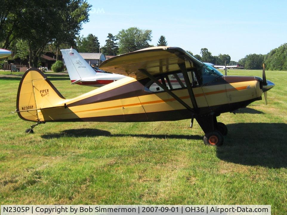 N2305P, 1955 Piper PA-22-150 C/N 22-2716, Breakfast fly-in at Zanesville, OH (Riverside)