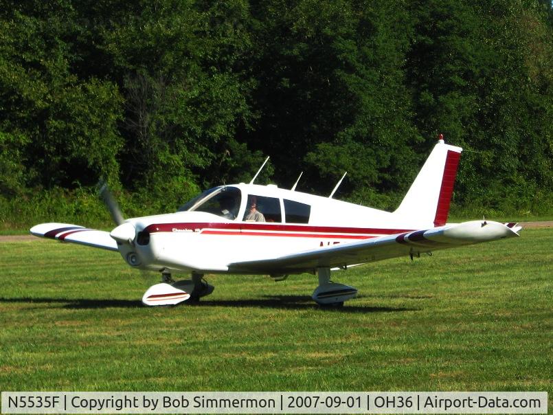 N5535F, 1968 Piper PA-28-140 C/N 28-24934, Breakfast fly-in at Zanesville, OH (Riverside)