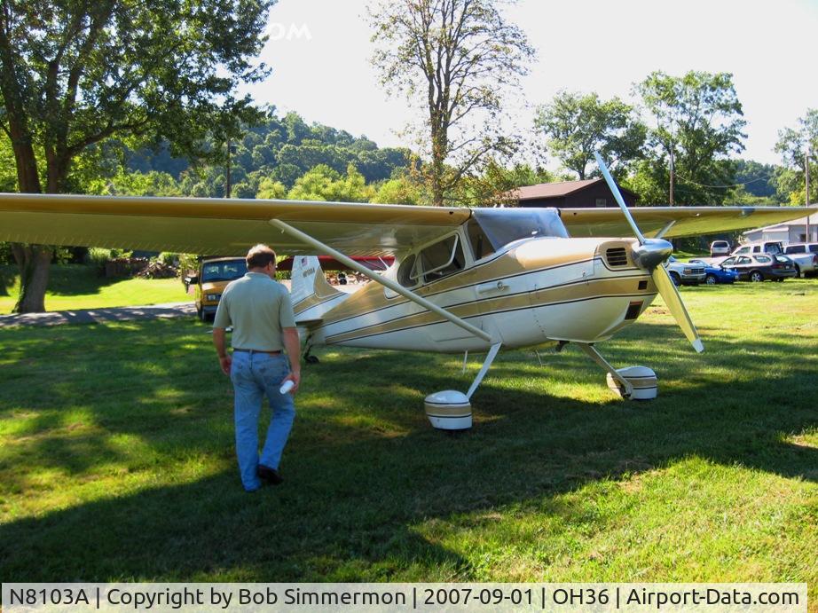 N8103A, 1952 Cessna 170B C/N 20955, Breakfast fly-in at Zanesville, OH (Riverside)