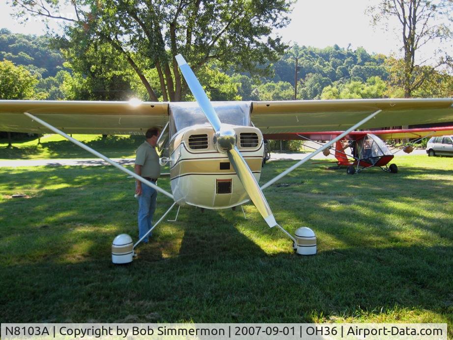 N8103A, 1952 Cessna 170B C/N 20955, Breakfast fly-in at Zanesville, OH (Riverside)