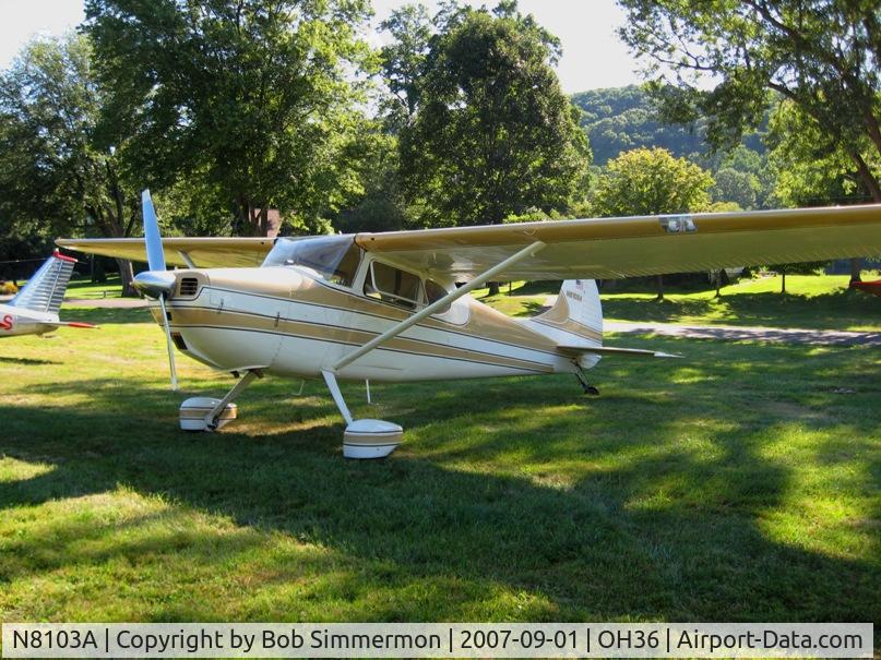 N8103A, 1952 Cessna 170B C/N 20955, Breakfast fly-in at Zanesville, OH (Riverside)