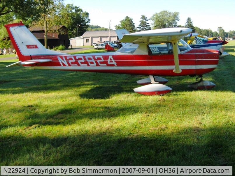 N22924, 1968 Cessna 150H C/N 15068618, Breakfast fly-in at Zanesville, OH (Riverside)