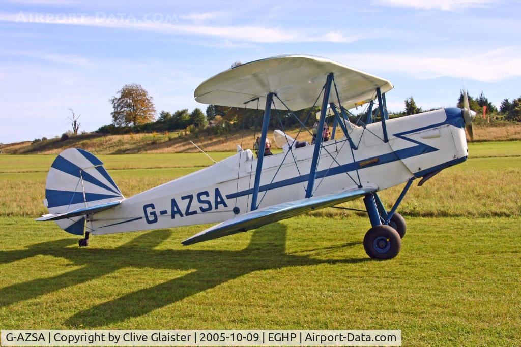 G-AZSA, 1962 Stampe-Vertongen SV-4B C/N 64, Ex: V-61 Belgium Air Force - Originally owned to, Sportair Flying Club Ltd in April 1972. Currently in private hands.