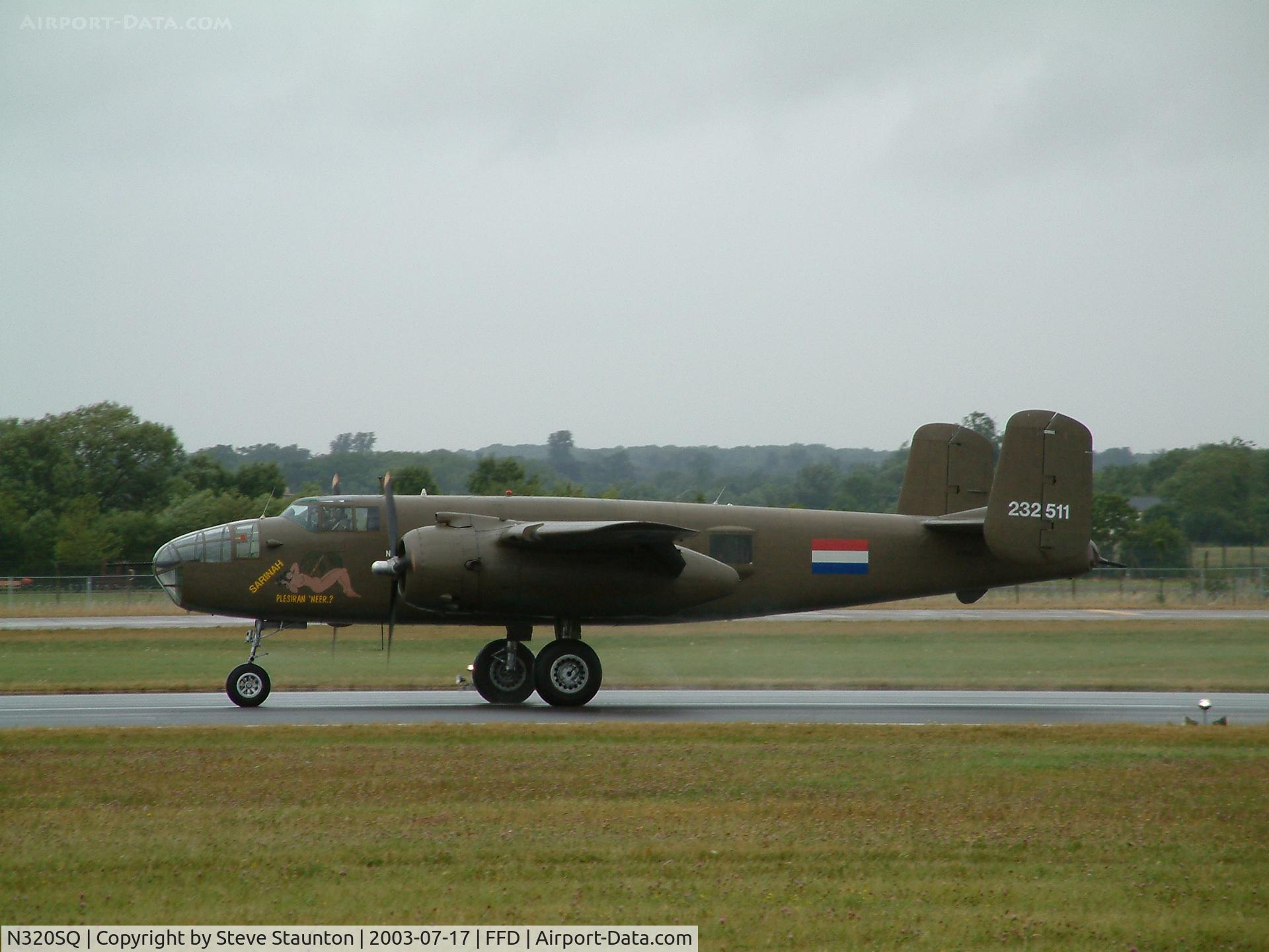 N320SQ, 1944 North American B-25N Mitchell C/N 108-32782, Royal International Air Tattoo 2003