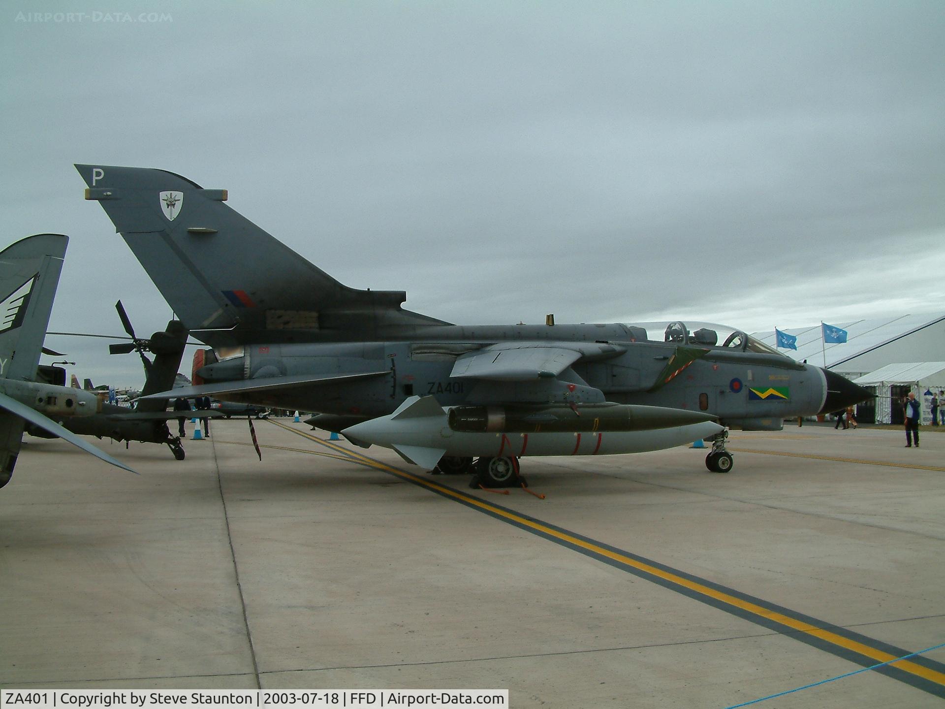 ZA401, 1982 Panavia Tornado GR.4A C/N 206/BS068/2207, Royal International Air Tattoo 2003