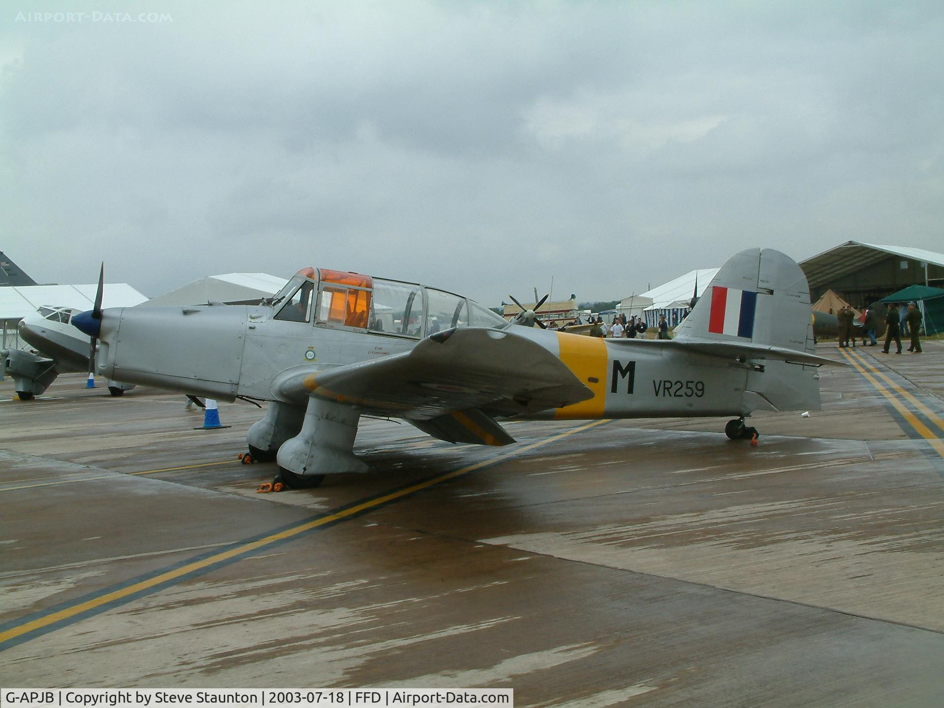 G-APJB, 1948 Percival P-40 Prentice T1 C/N PAC-086, Royal International Air Tattoo 2003