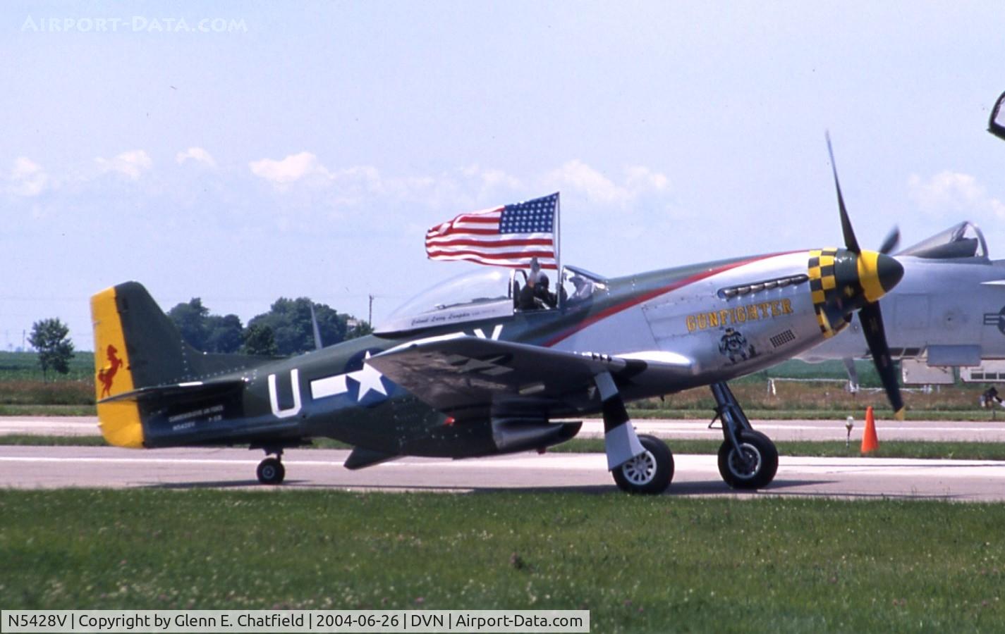 N5428V, 1944 North American P-51D Mustang C/N 122-39723, At the Quad Cities Air Show