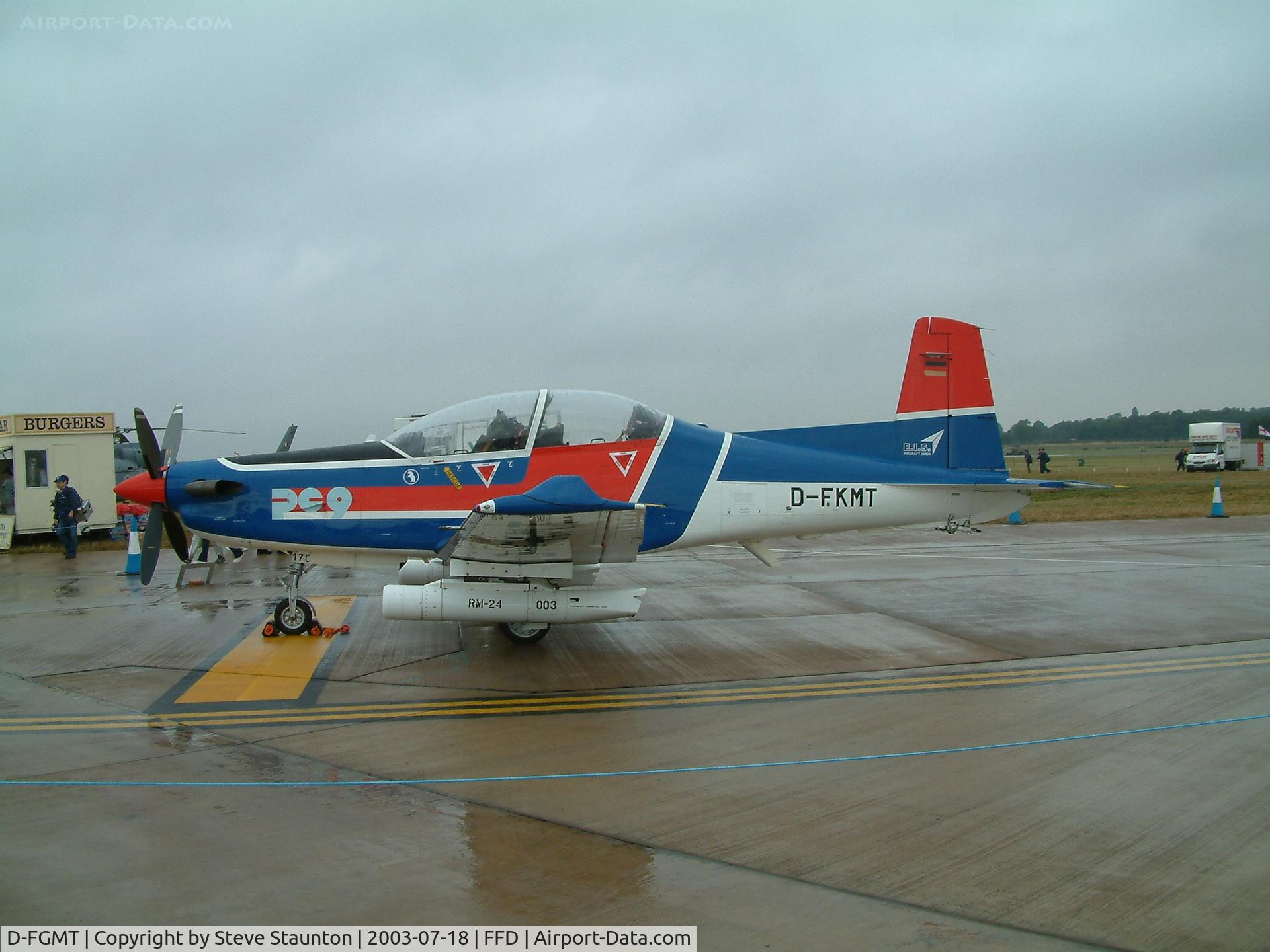 D-FGMT, Pilatus PC-9/B C/N 170, Royal International Air Tattoo 2003