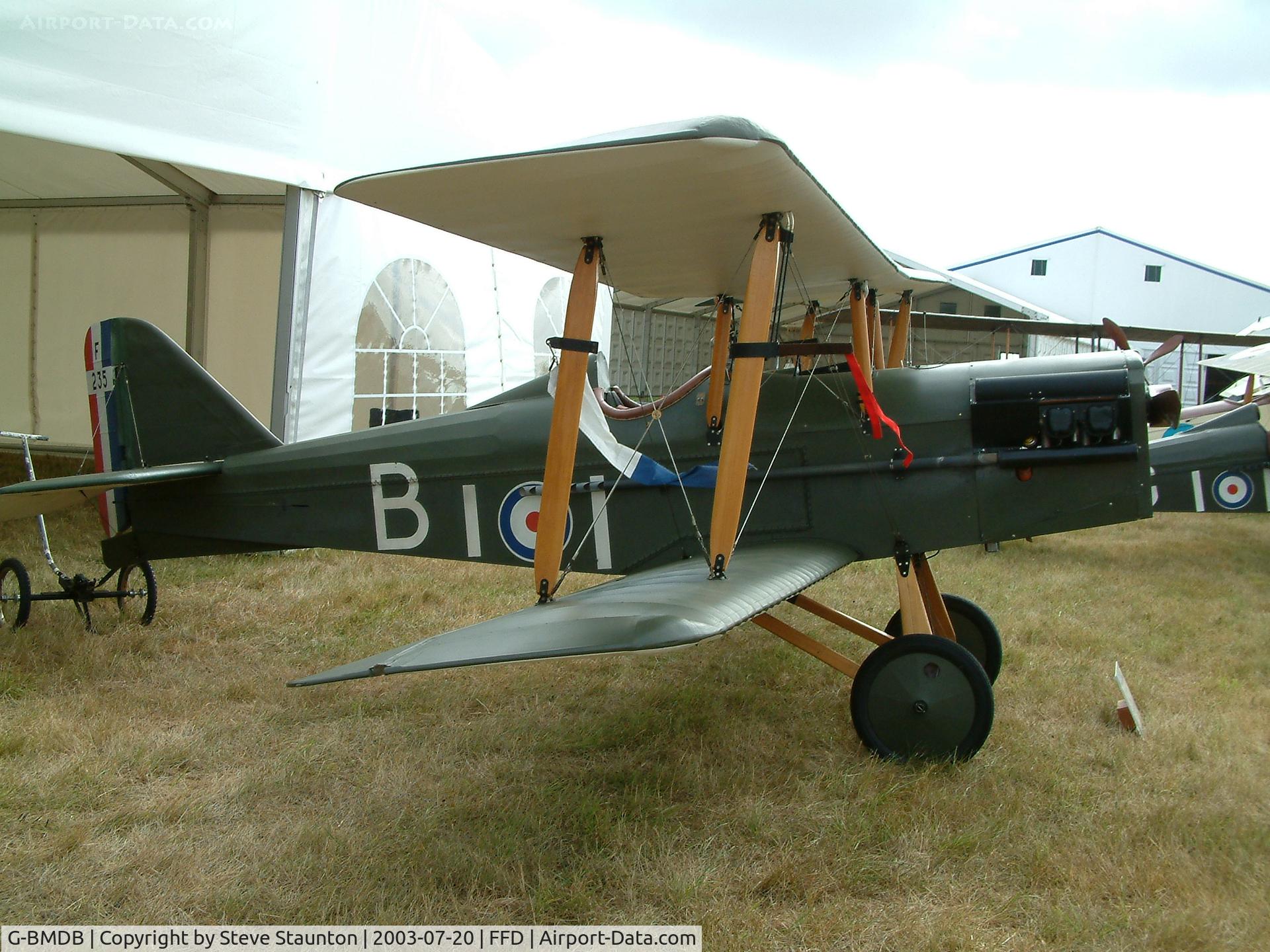 G-BMDB, 1988 Royal Aircraft Factory SE-5A Replica C/N PFA 020-10931, Royal International Air Tattoo 2003