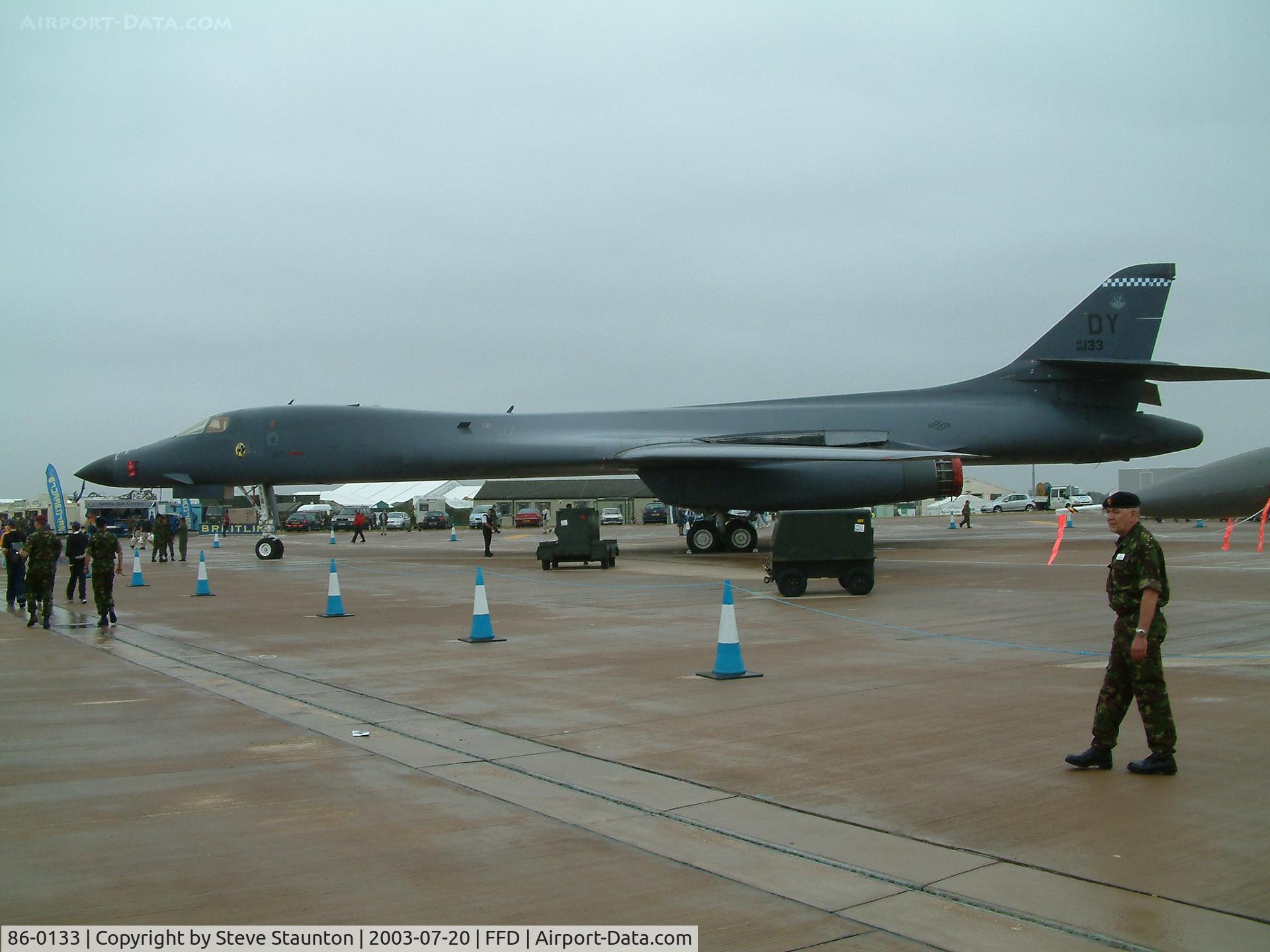 86-0133, 1986 Rockwell B-1B Lancer C/N 93, Royal International Air Tattoo 2003