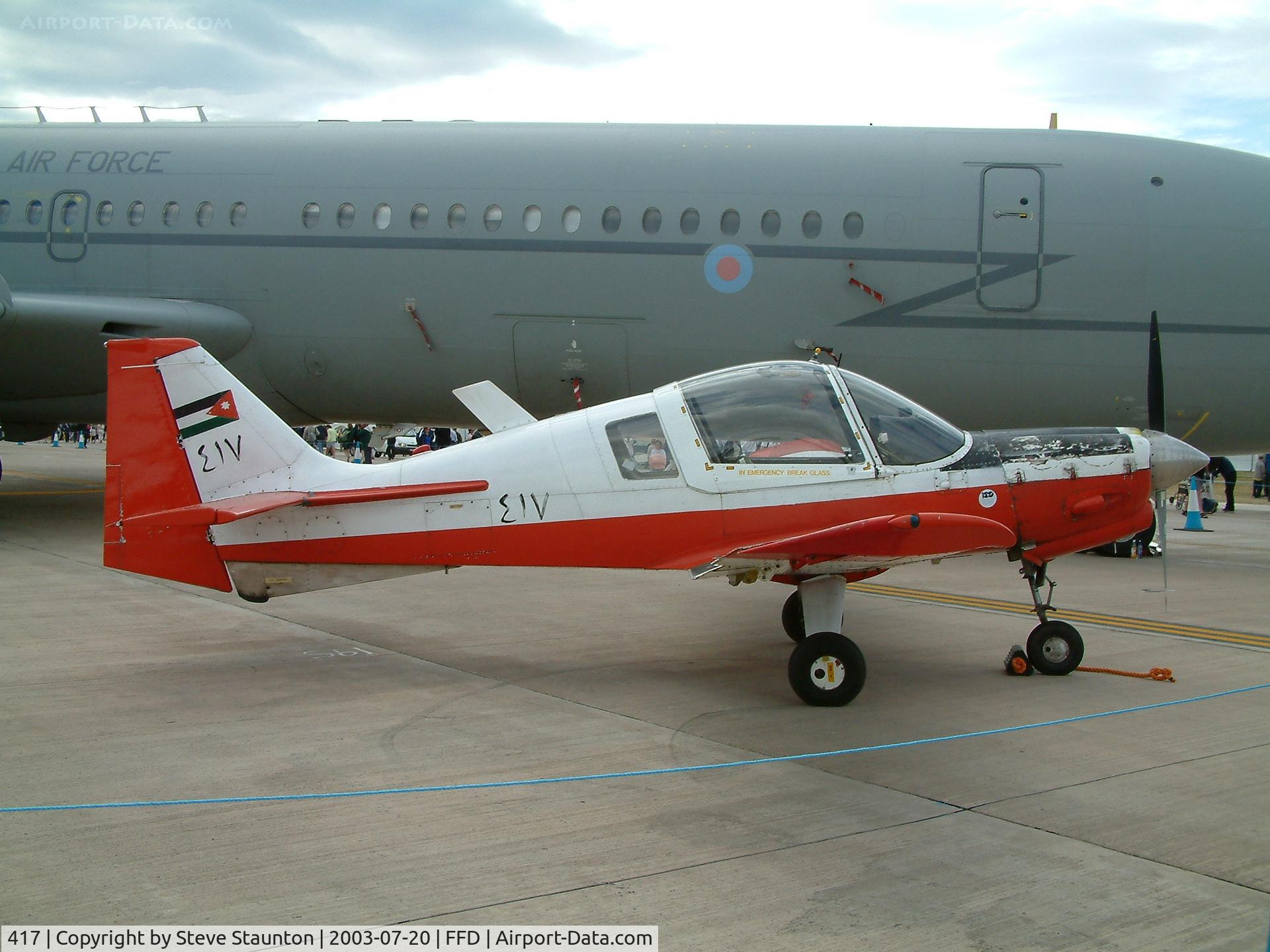 417, 1981 Scottish Aviation Bulldog Series 120 Model 125 C/N BH120/417, Royal International Air Tattoo 2003