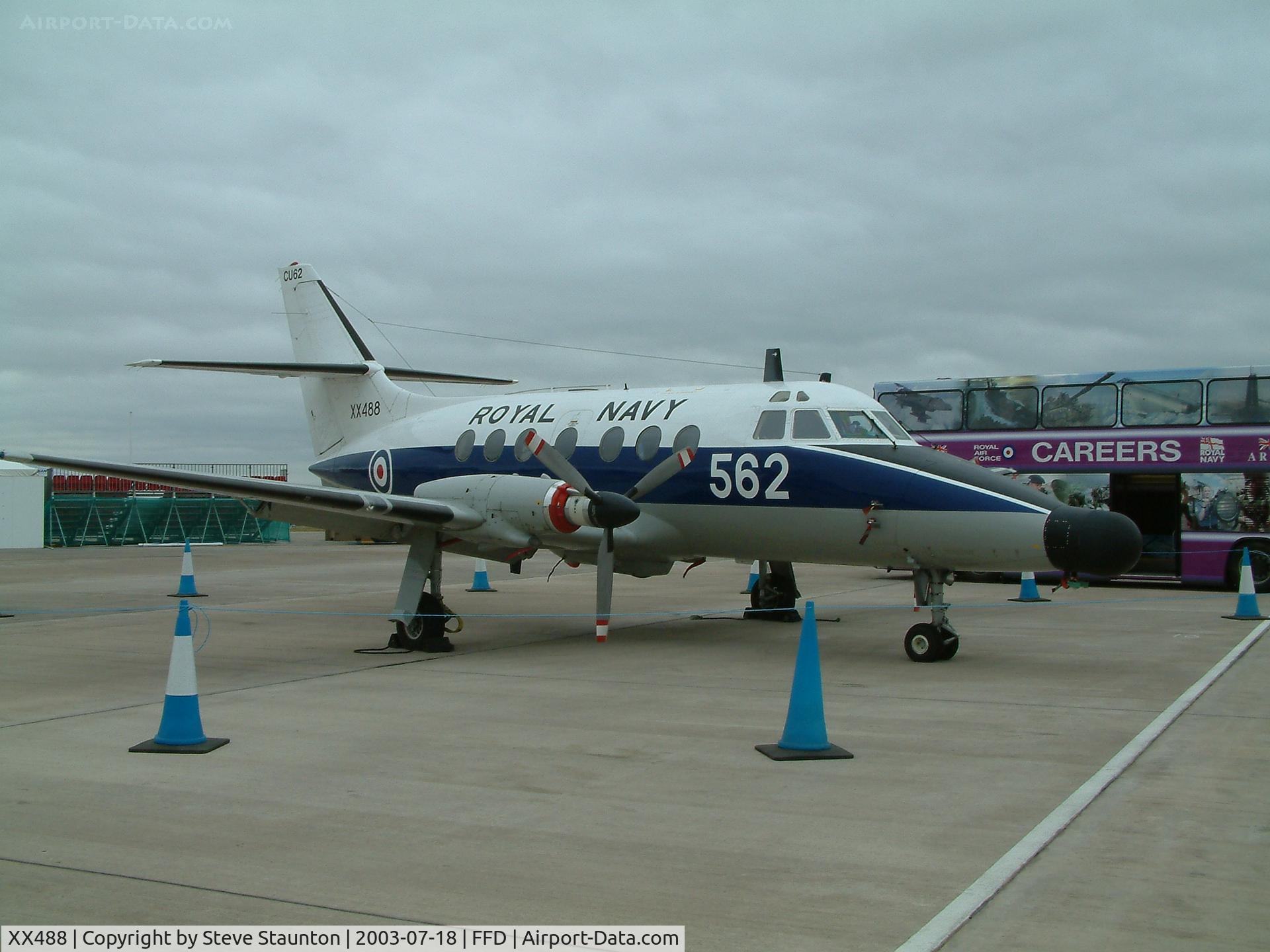 XX488, 1974 Scottish Aviation HP-137 Jetstream T.2 C/N 267, Royal International Air Tattoo 2003