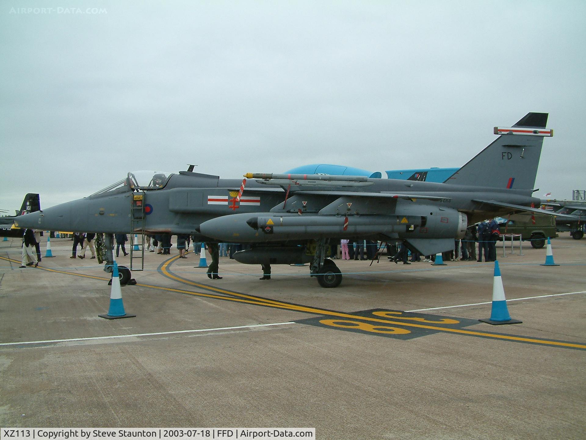 XZ113, 1976 Sepecat Jaguar GR.3 C/N S.114, Royal International Air Tattoo 2003