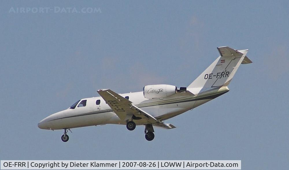 OE-FRR, 1995 Cessna 525 CitationJet CJ1 C/N 525-0124, RUKA BetriebsGmbh Citation Jet 1