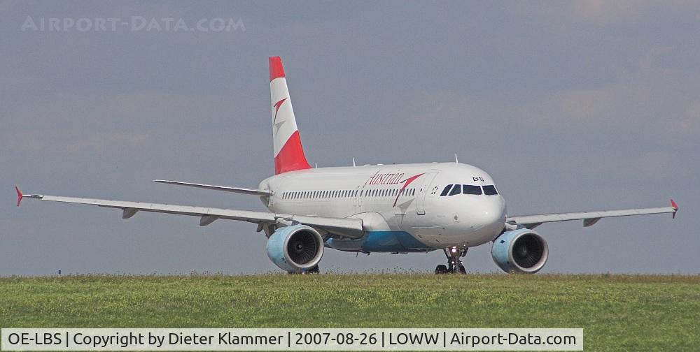 OE-LBS, 2000 Airbus A320-214 C/N 1189, Austrian A320