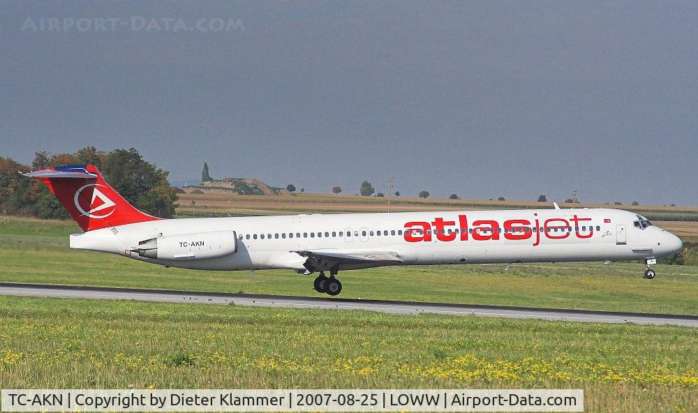 TC-AKN, McDonnell Douglas MD-83 (DC-9-83) C/N 53186, ATLASJET  MD 83