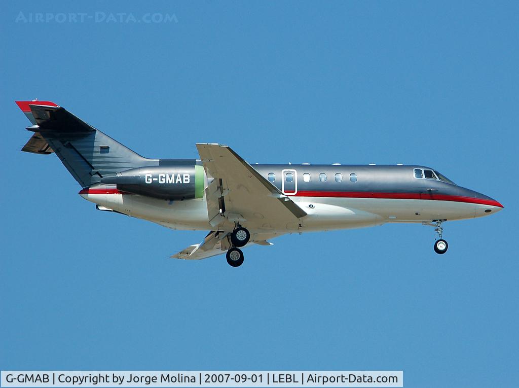 G-GMAB, 1993 British Aerospace BAe.125-1000B C/N 259034, On short final RWY 07L.