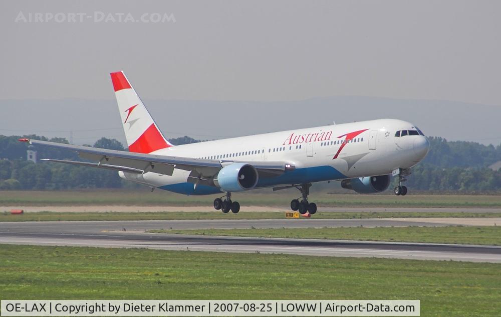 OE-LAX, 1992 Boeing 767-3Z9/ER C/N 27095, Austrian B 767-3Z9