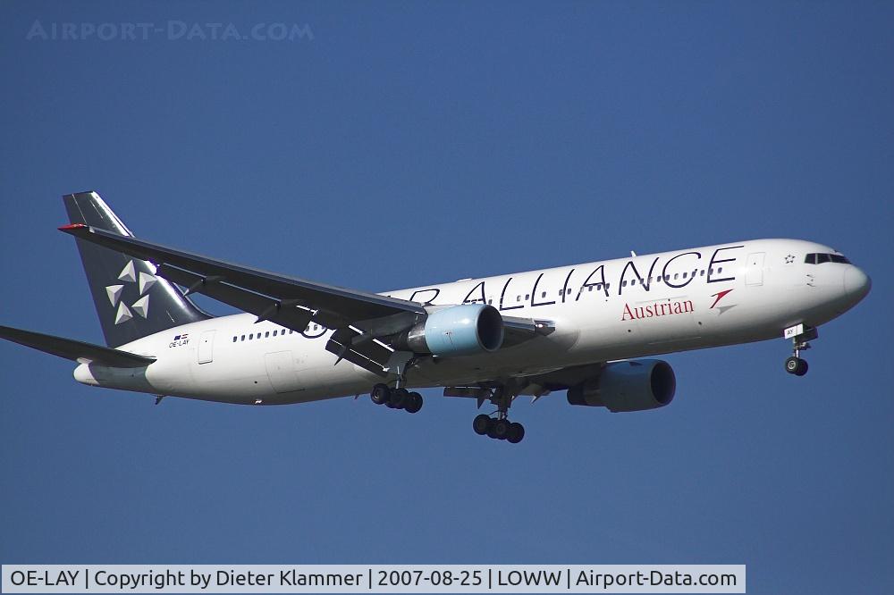 OE-LAY, 1998 Boeing 767-3Z9/ER C/N 29867, Austrian B 767 color StarAlliance