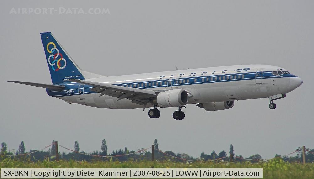 SX-BKN, 1992 Boeing 737-4Q8 C/N 26281/2380, OLYMPIC AIRWAYS B737-4Q8