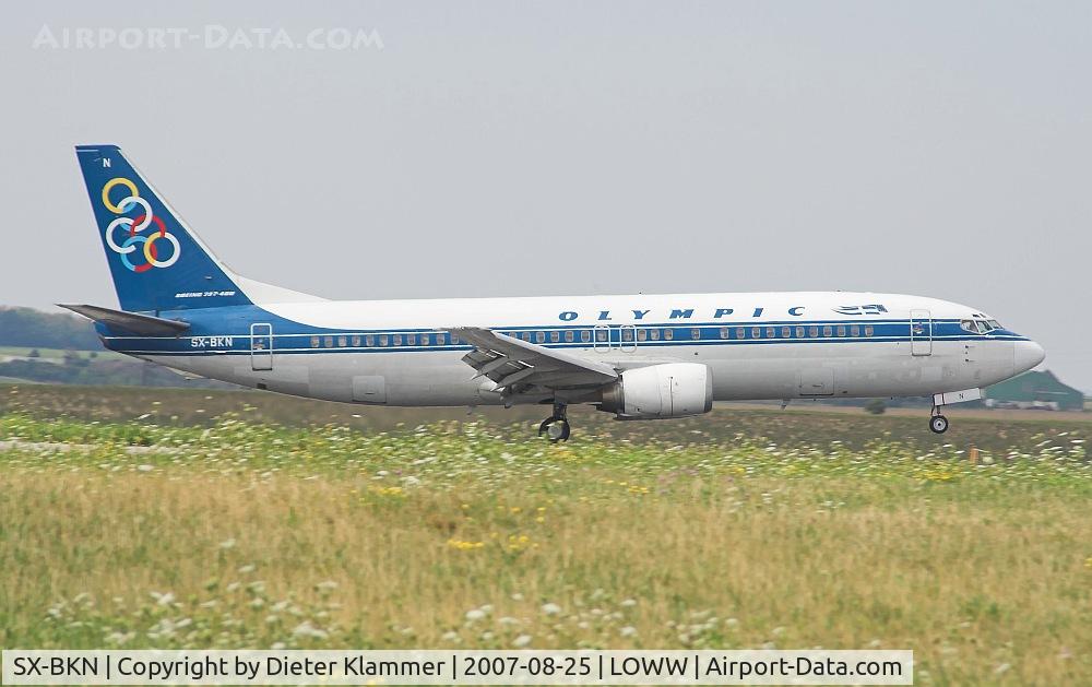 SX-BKN, 1992 Boeing 737-4Q8 C/N 26281/2380, OLYMPIC AIRWAYS B737-4Q8