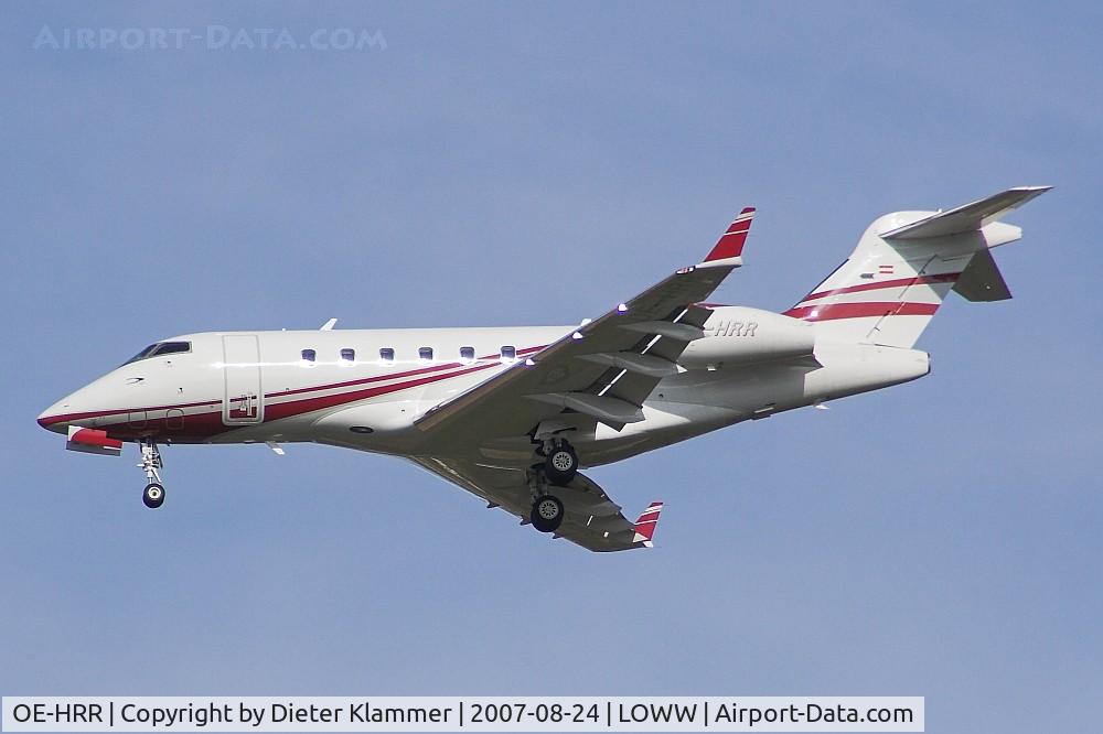 OE-HRR, 2004 Bombardier Challenger 300 (BD-100-1A10) C/N 20033, TUBACK  BD100-1A10