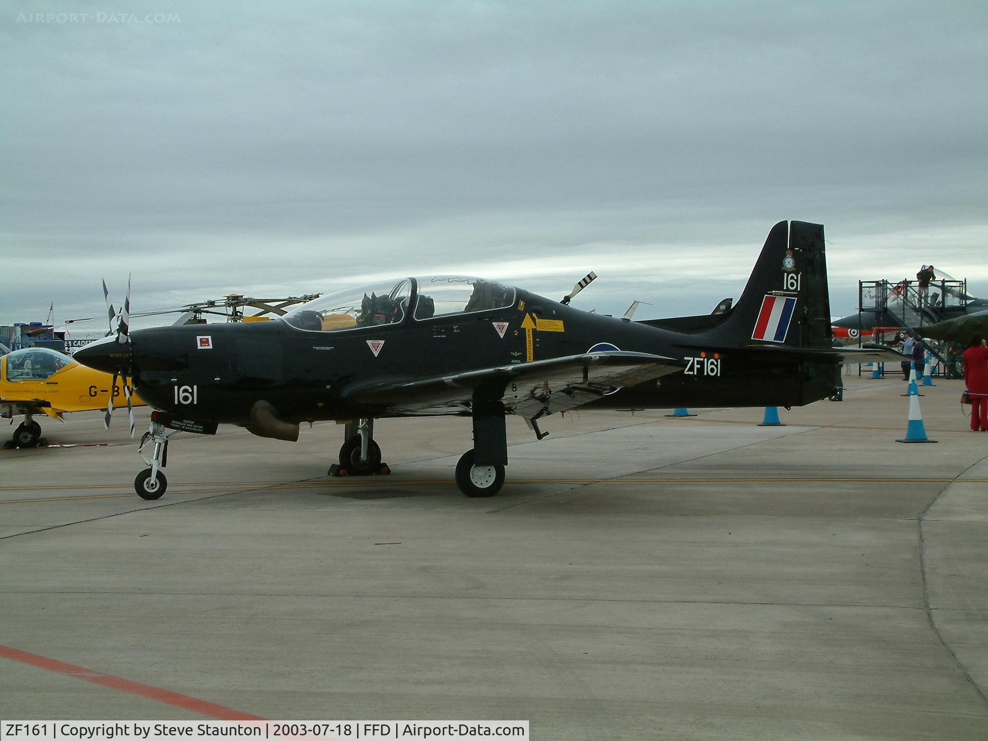 ZF161, 1988 Short S-312 Tucano T1 C/N S013/T13, Royal International Air Tattoo 2003