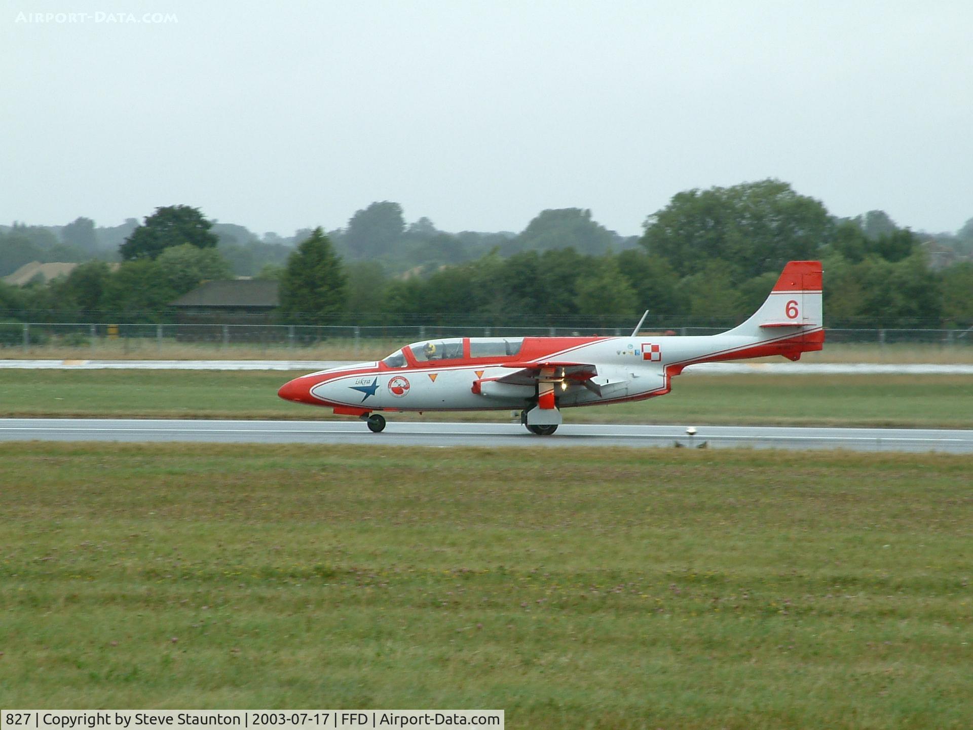 827, PZL-Mielec TS-11 Iskra bis B C/N 1H-0827, Royal International Air Tattoo 2003