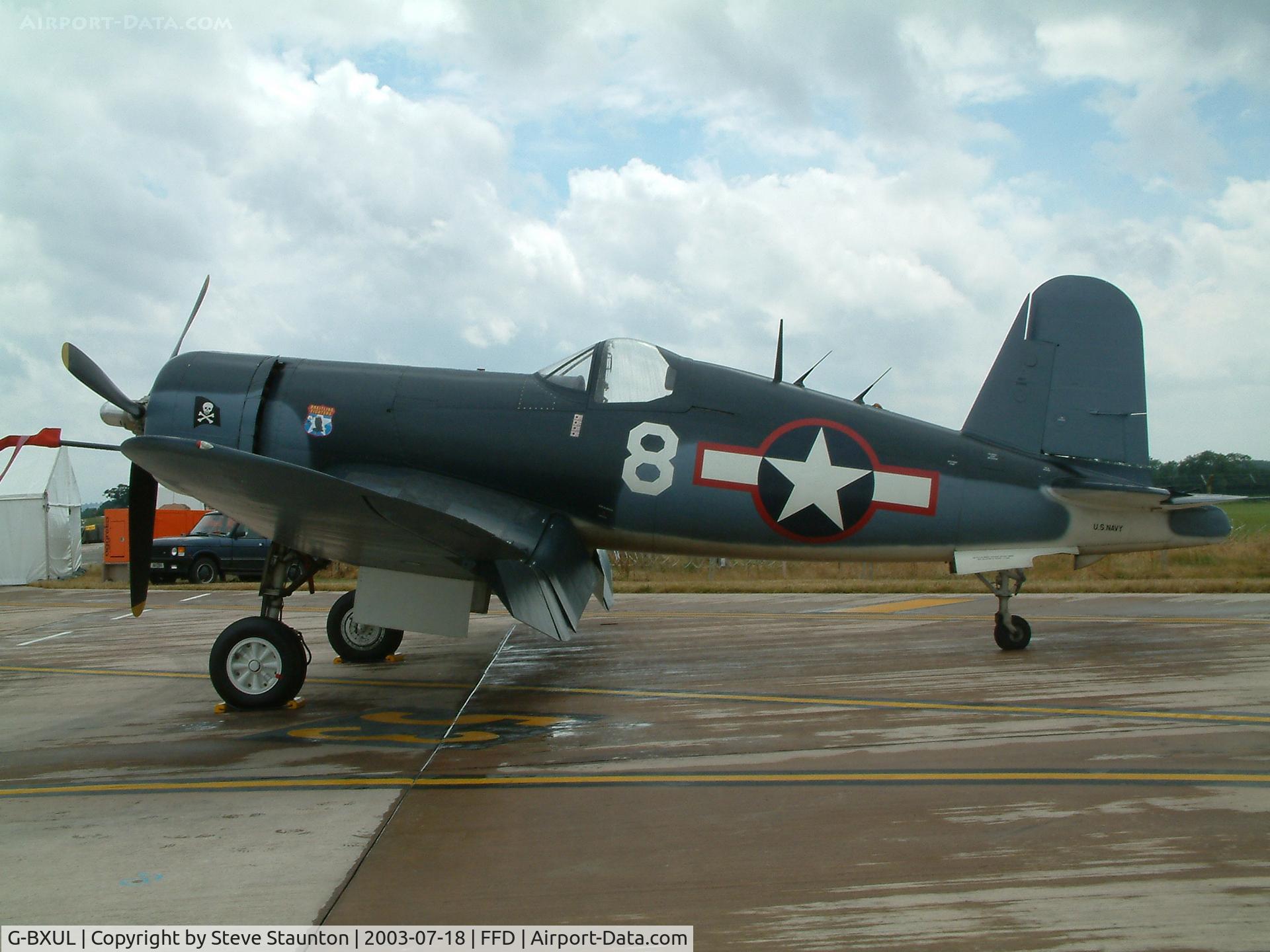 G-BXUL, 1945 Goodyear FG-1D Corsair C/N 3205, Royal International Air Tattoo 2003