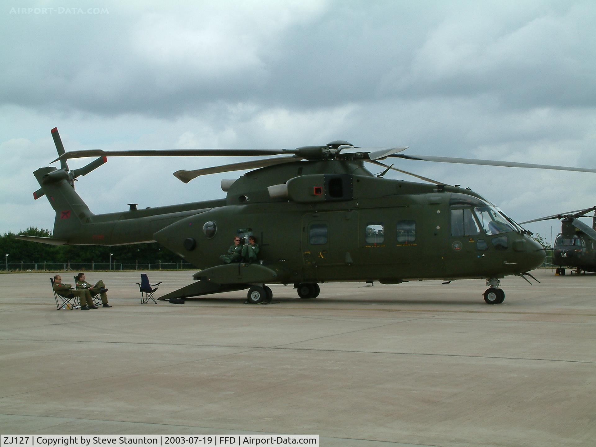 ZJ127, Westland Merlin HC.3 C/N 50149/RAF11, Royal International Air Tattoo 2003