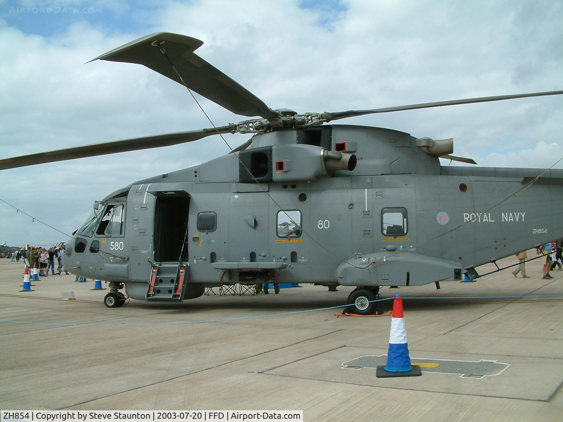ZH854, AgustaWestland EH-101 Merlin HM1 (Mk111) C/N 50139/RN34, Royal International Air Tattoo 2003