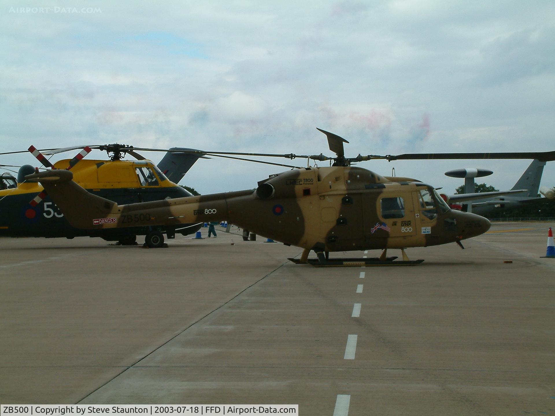 ZB500, Westland Lynx 800 C/N 102, Royal International Air Tattoo 2003