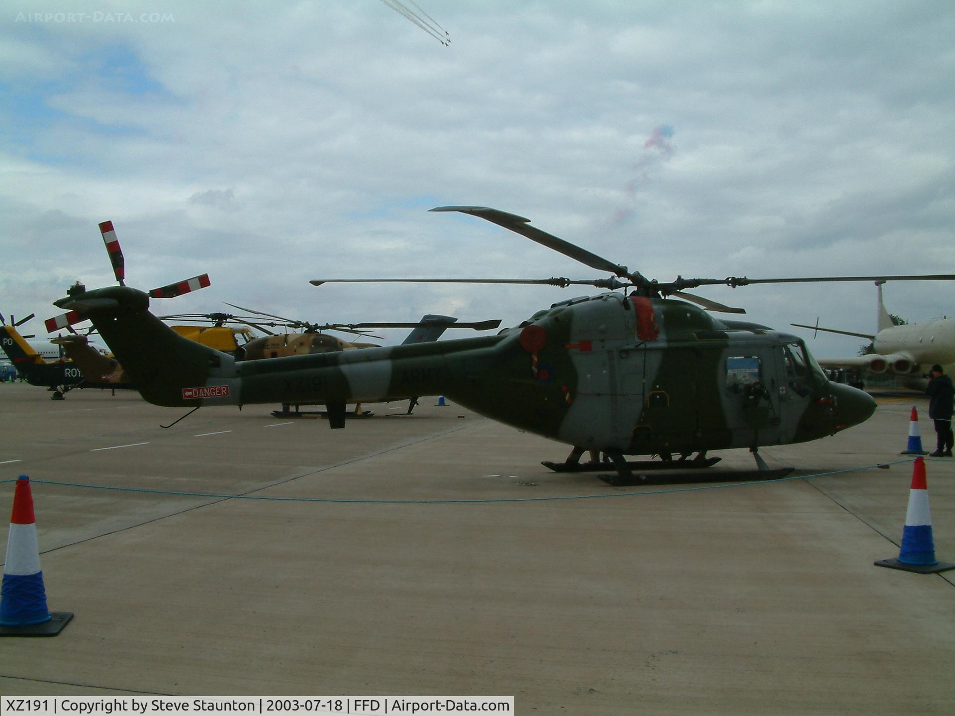 XZ191, 1978 Westland Lynx AH.7 C/N 085, Royal International Air Tattoo 2003
