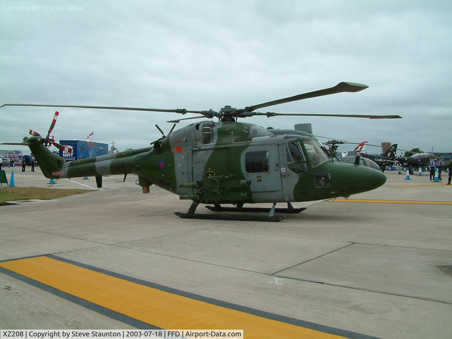 XZ208, 1979 Westland Lynx AH.7 C/N 116, Royal International Air Tattoo 2003