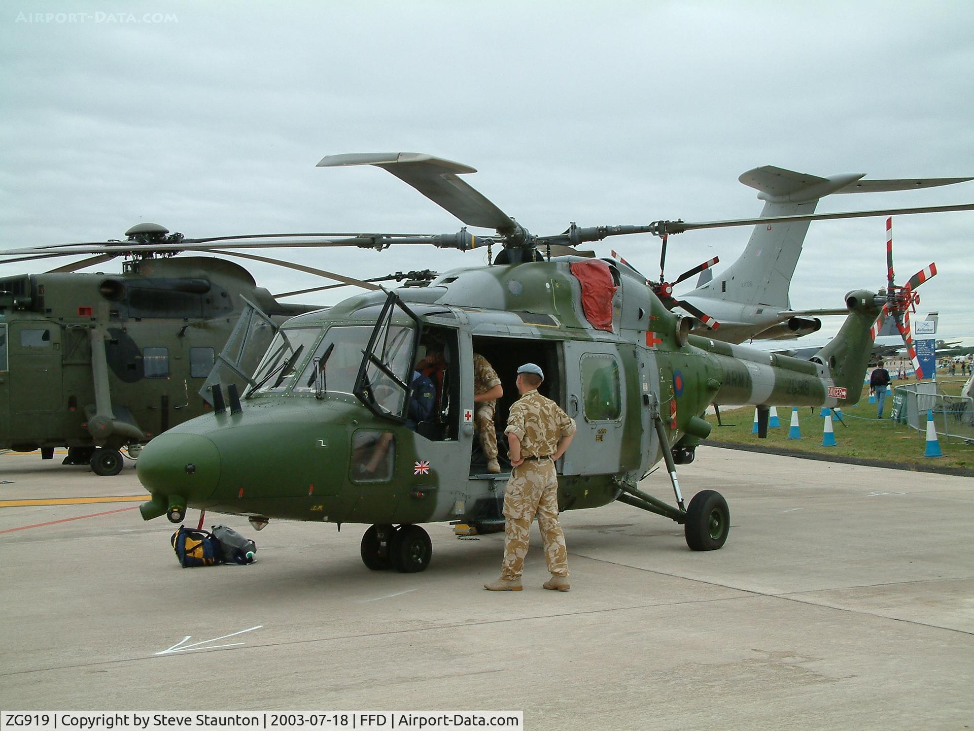 ZG919, 1992 Westland Lynx AH.9 C/N 358, Royal International Air Tattoo 2003