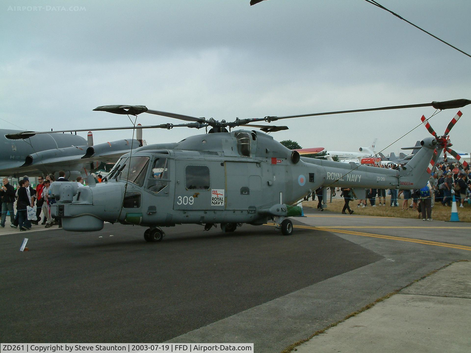 ZD261, 1983 Westland Lynx HMA.8DSP C/N 295, Royal International Air Tattoo 2003