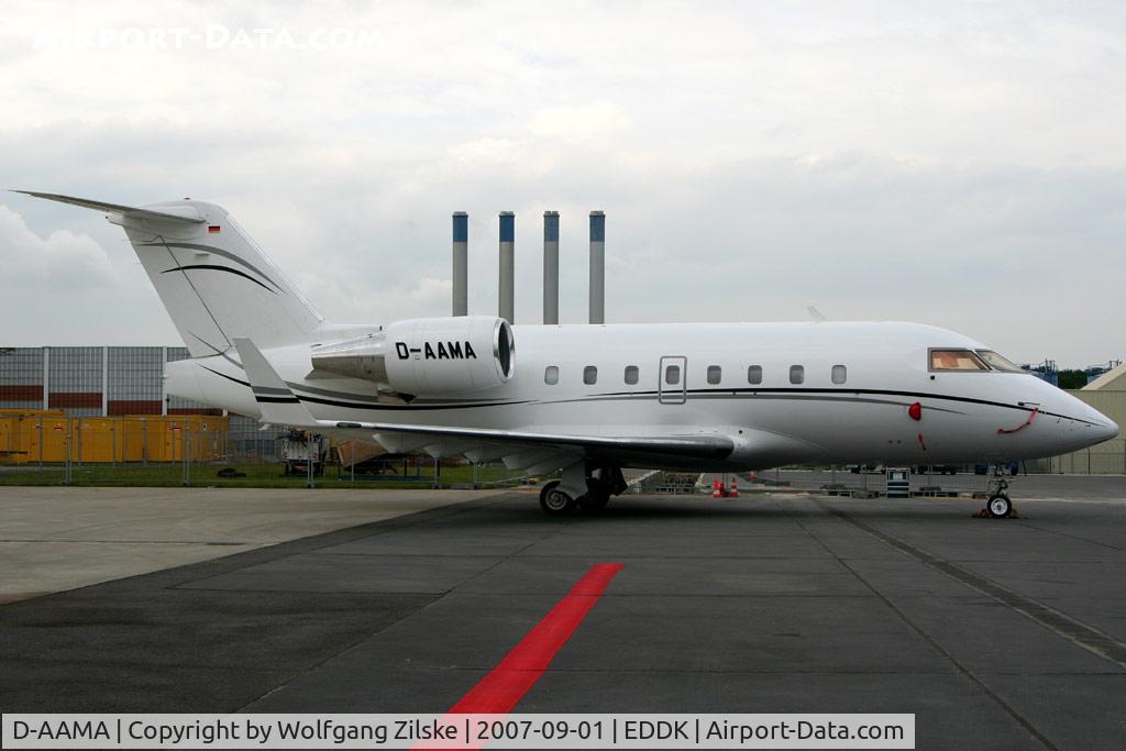 D-AAMA, 1988 Canadair Challenger 601-3A (CL-600-2B16) C/N 5023, visitor